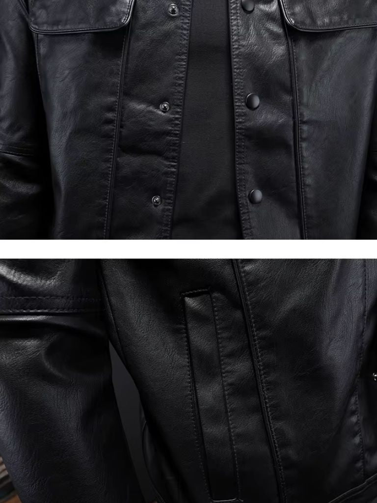 Chamarra de Piel Bronze Rebel