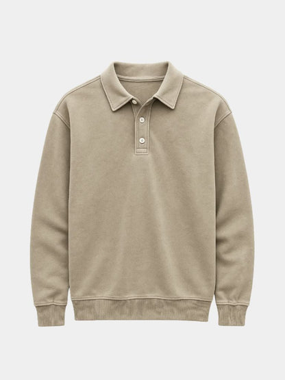 Canyon Mist Long Sleeve Polo Shirt