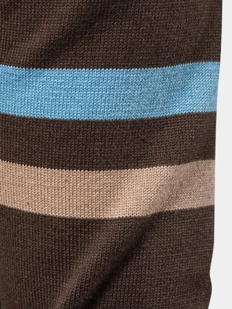 Cárdigan Tejido con Cierre y Cuello Alto