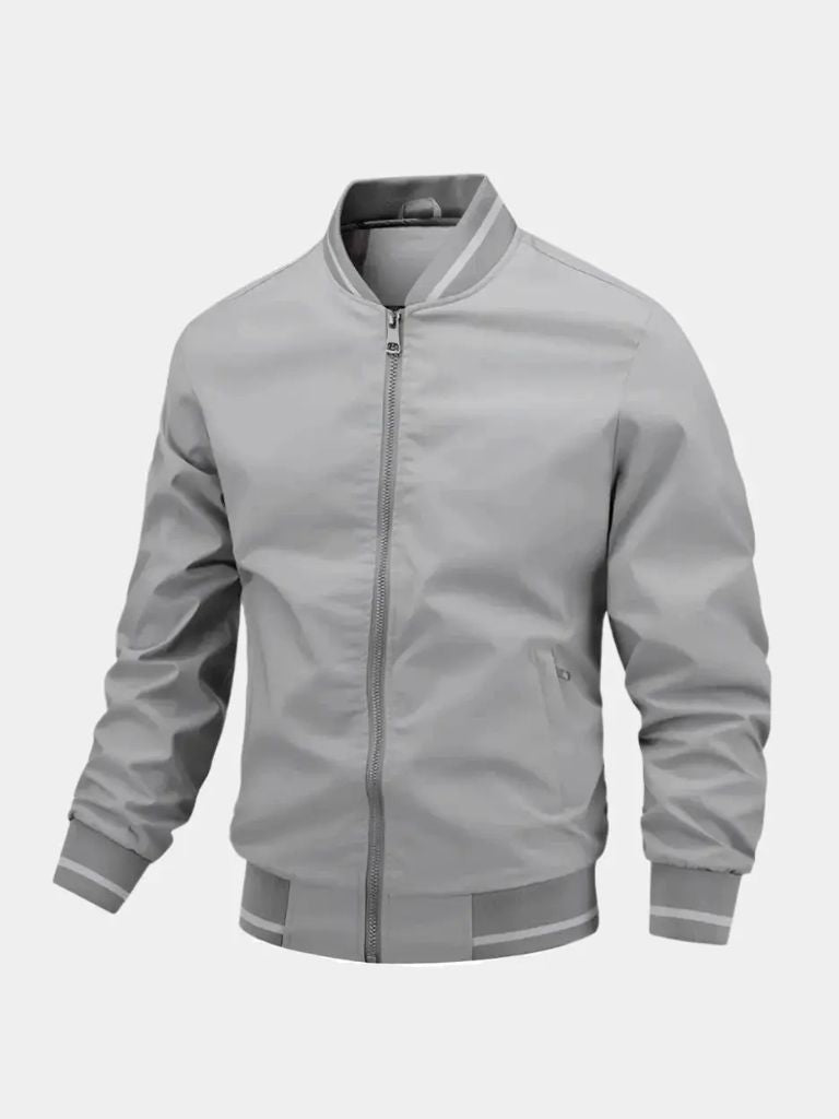 Chamarra Bomber Estilo Béisbol Casual