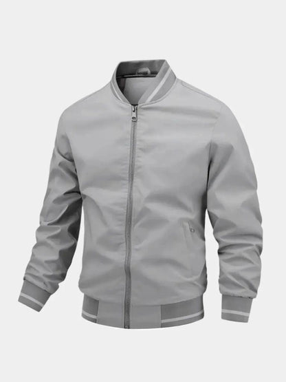 Chamarra Bomber Estilo Béisbol Casual