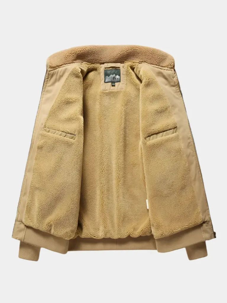 Chamarra Casual de Felpa