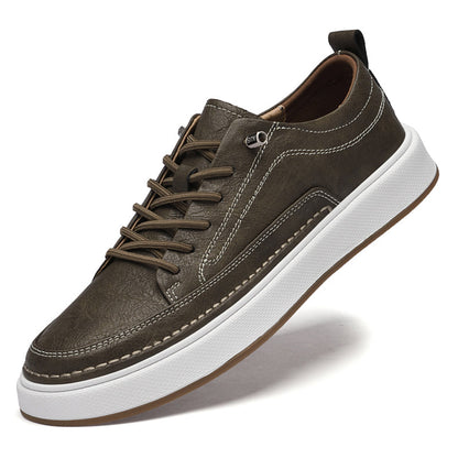Tenis Oxfords de Piel Auténtica